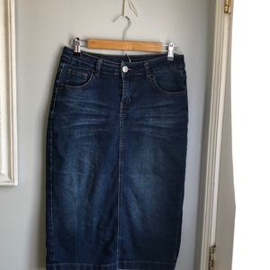 Be Girl denim pencil skirt
